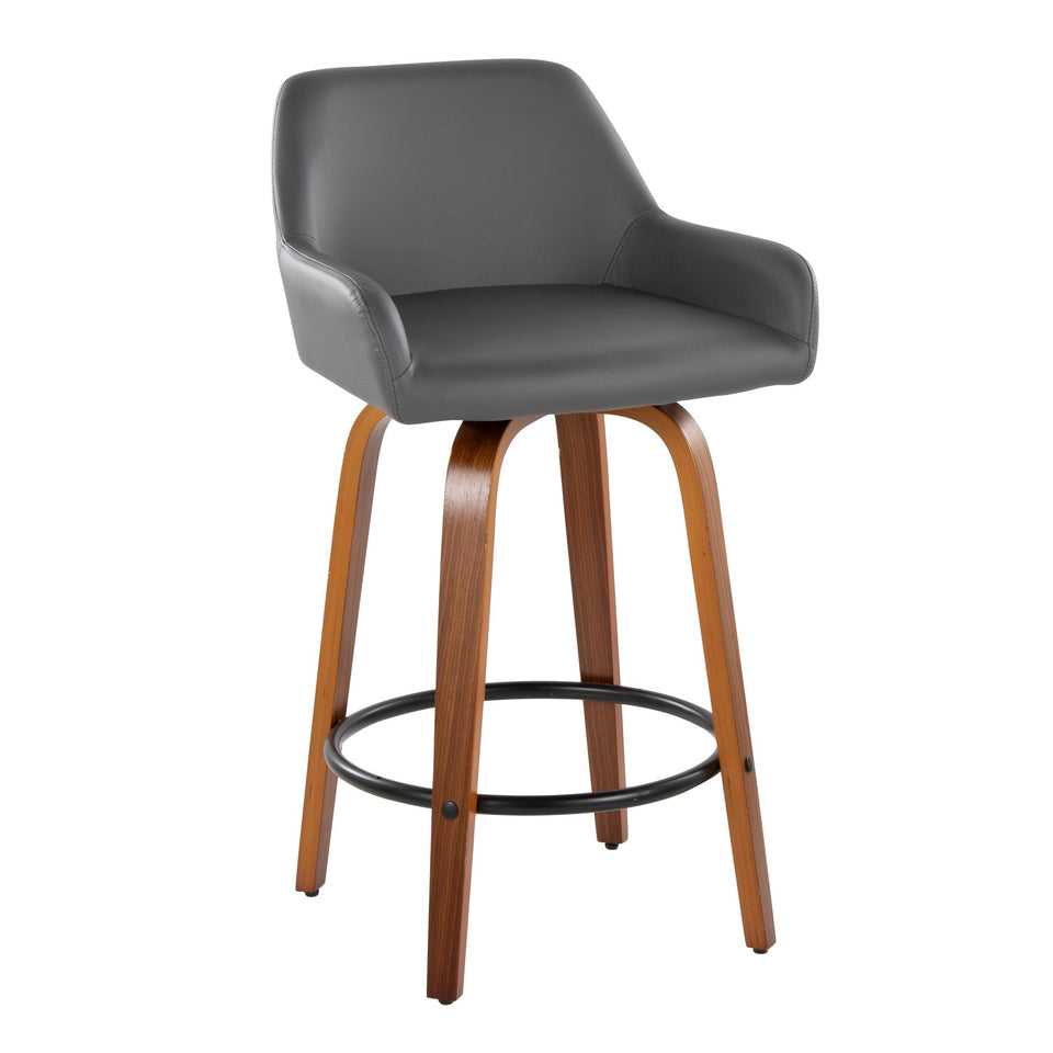 Daniella 26" Fixed-Height Counter Stool - Set of 2