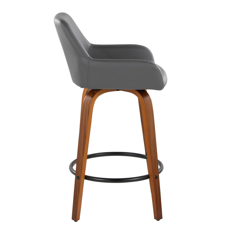 Daniella 26" Fixed-Height Counter Stool - Set of 2