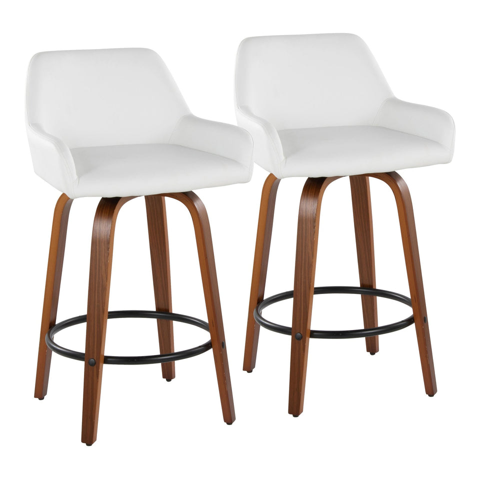 Daniella 26" Fixed-Height Counter Stool - Set of 2