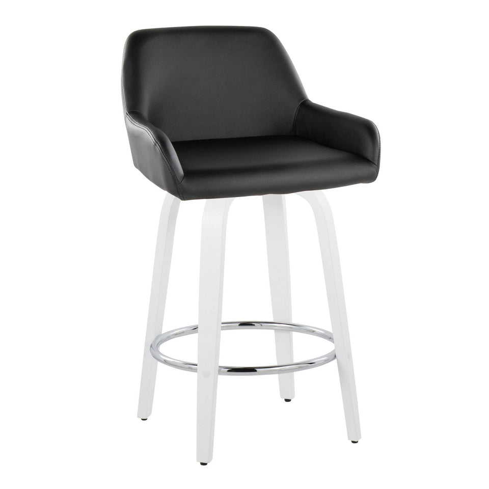 Daniella 26" Fixed-Height Counter Stool - Set of 2