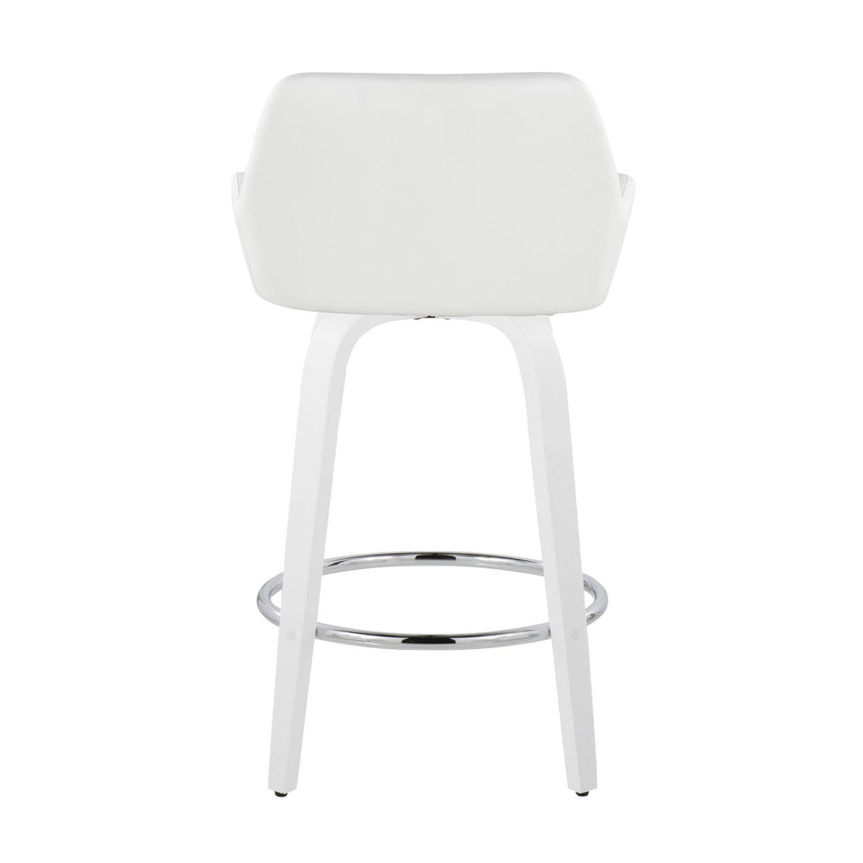 Daniella 26" Fixed-Height Counter Stool - Set of 2