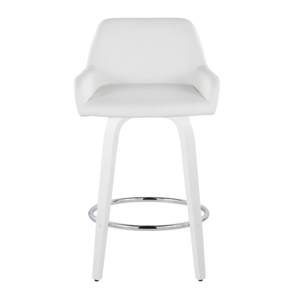 Daniella 26" Fixed-Height Counter Stool - Set of 2