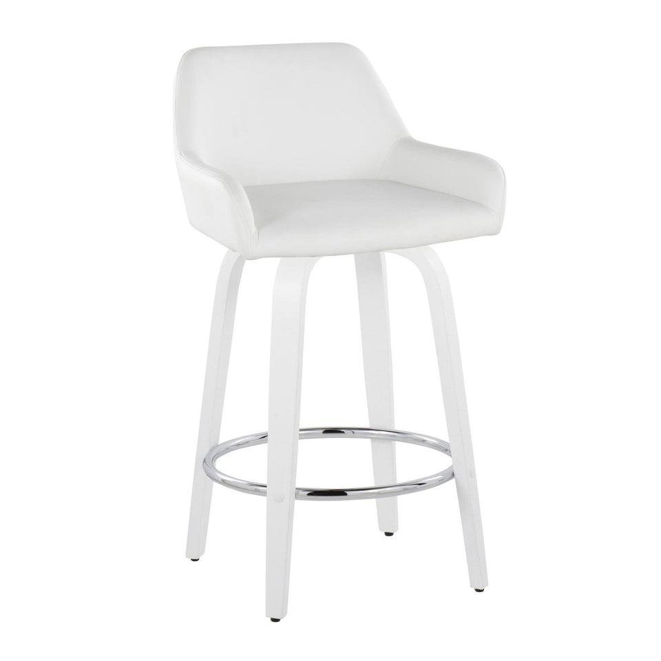 Daniella 26" Fixed-Height Counter Stool - Set of 2
