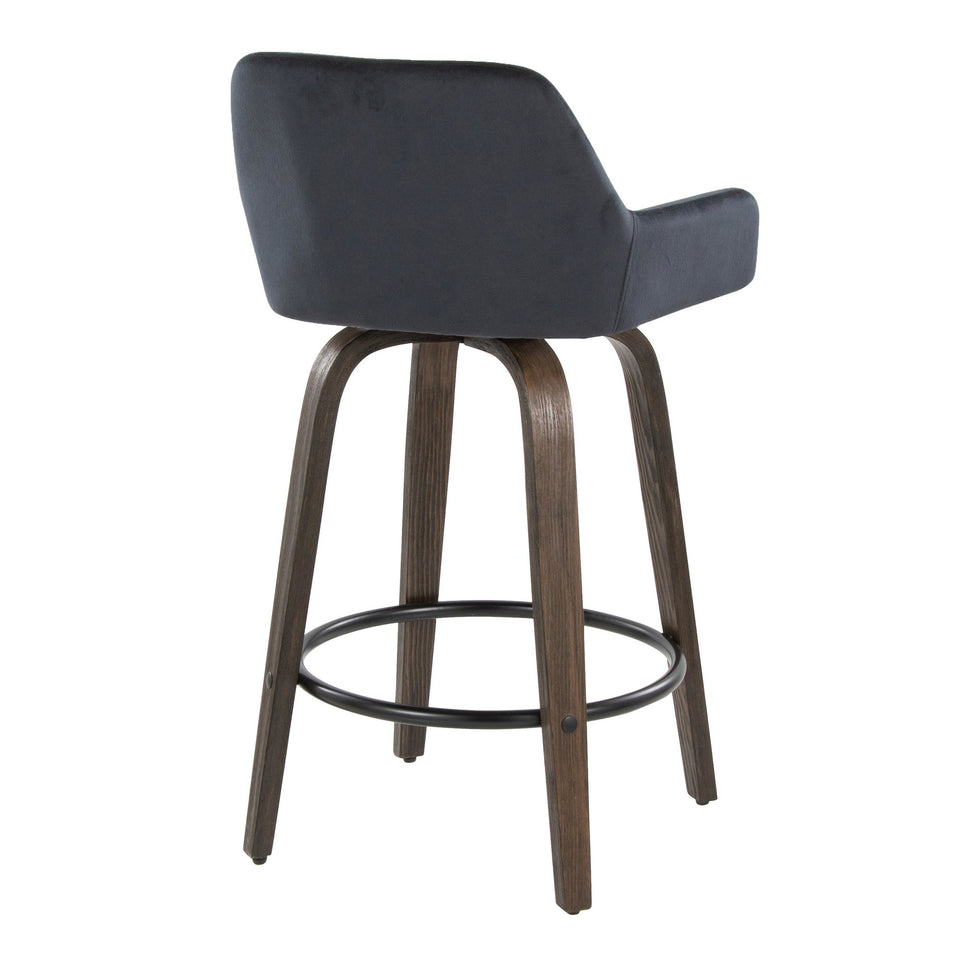 Daniella 26" Fixed-Height Counter Stool - Set of 2