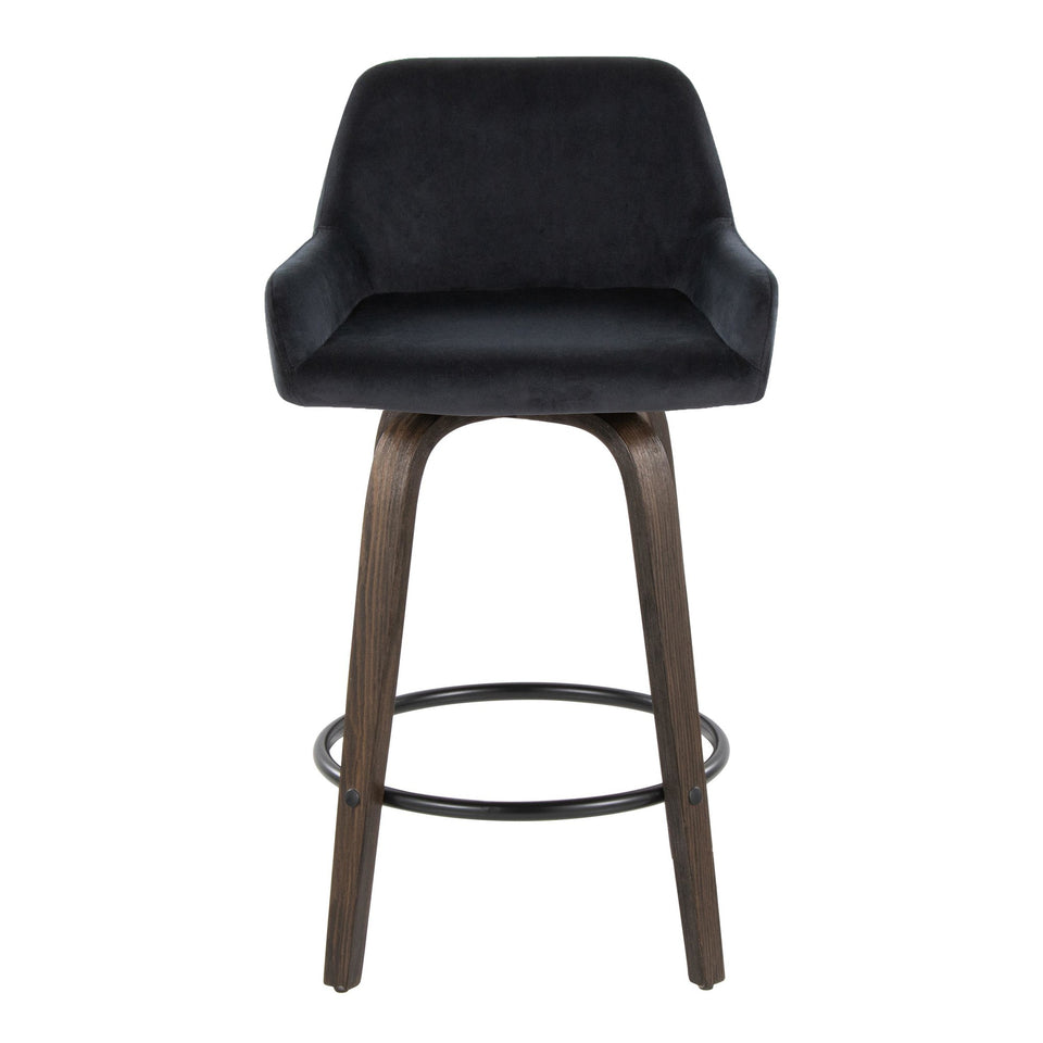Daniella 26" Fixed-Height Counter Stool - Set of 2