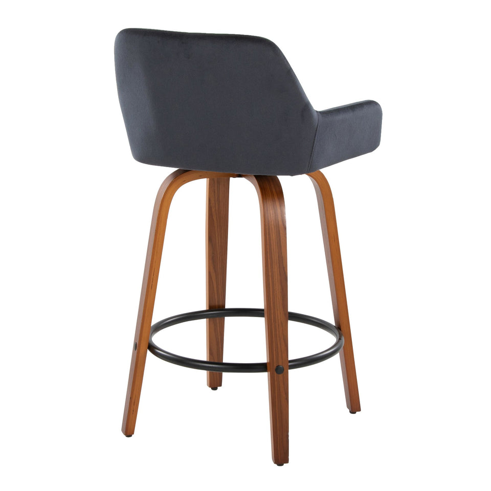 Daniella 26" Fixed-Height Counter Stool - Set of 2