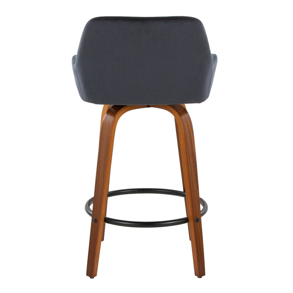 Daniella 26" Fixed-Height Counter Stool - Set of 2