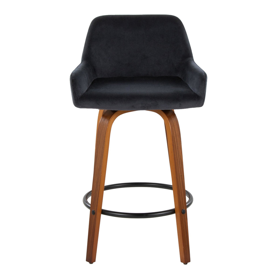 Daniella 26" Fixed-Height Counter Stool - Set of 2