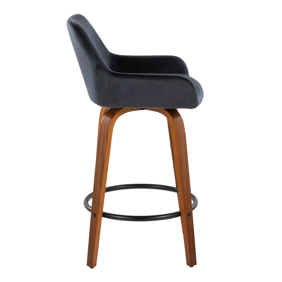 Daniella 26" Fixed-Height Counter Stool - Set of 2