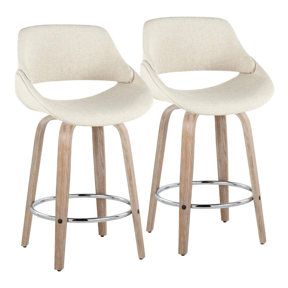 Fabrico 26" Fixed-Height Counter Stool - Set of 2