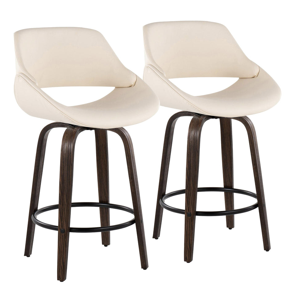 Fabrico 26" Fixed-Height Counter Stool - Set of 2