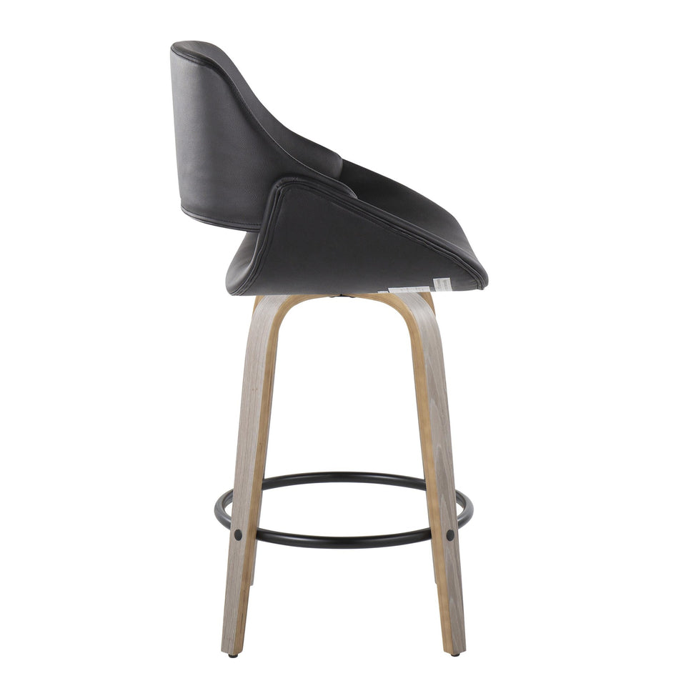 Fabrico 26" Fixed-Height Counter Stool - Set of 2