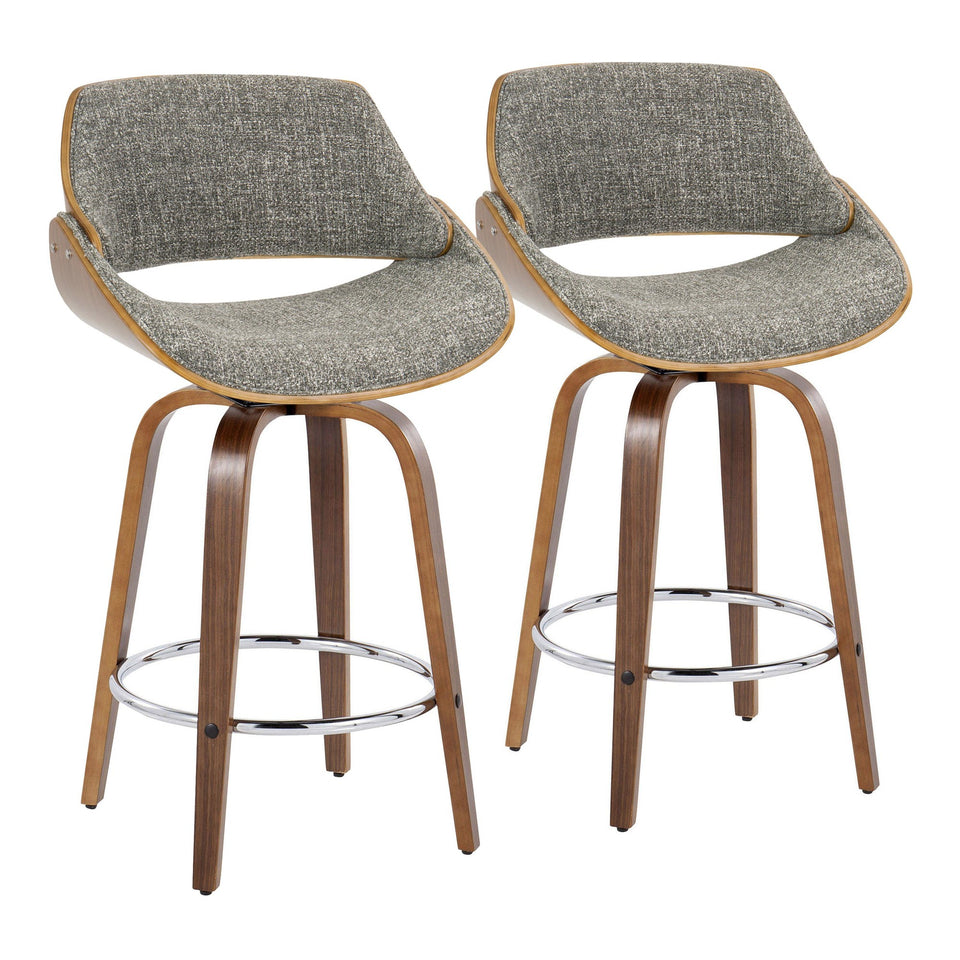 Fabrizzi 26" Fixed-Height Counter Stool - Set of 2