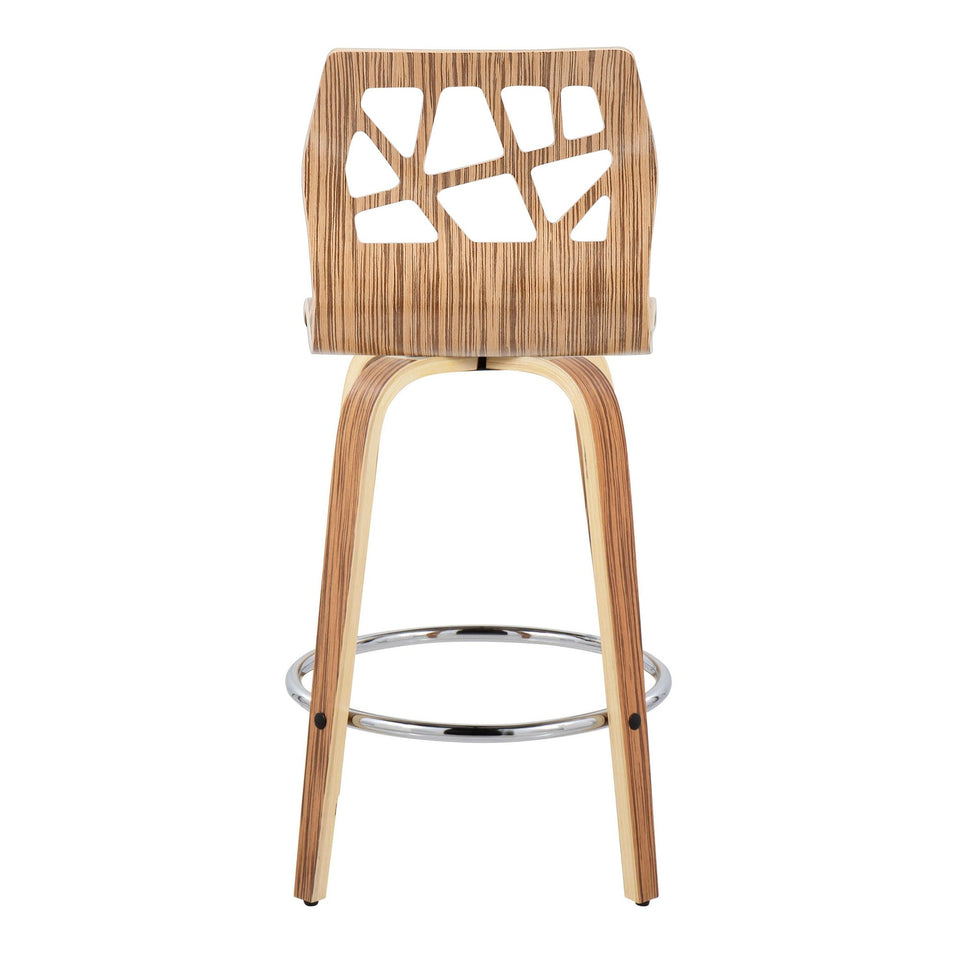 Folia 26" Fixed-Height Counter Stool - Set of 2