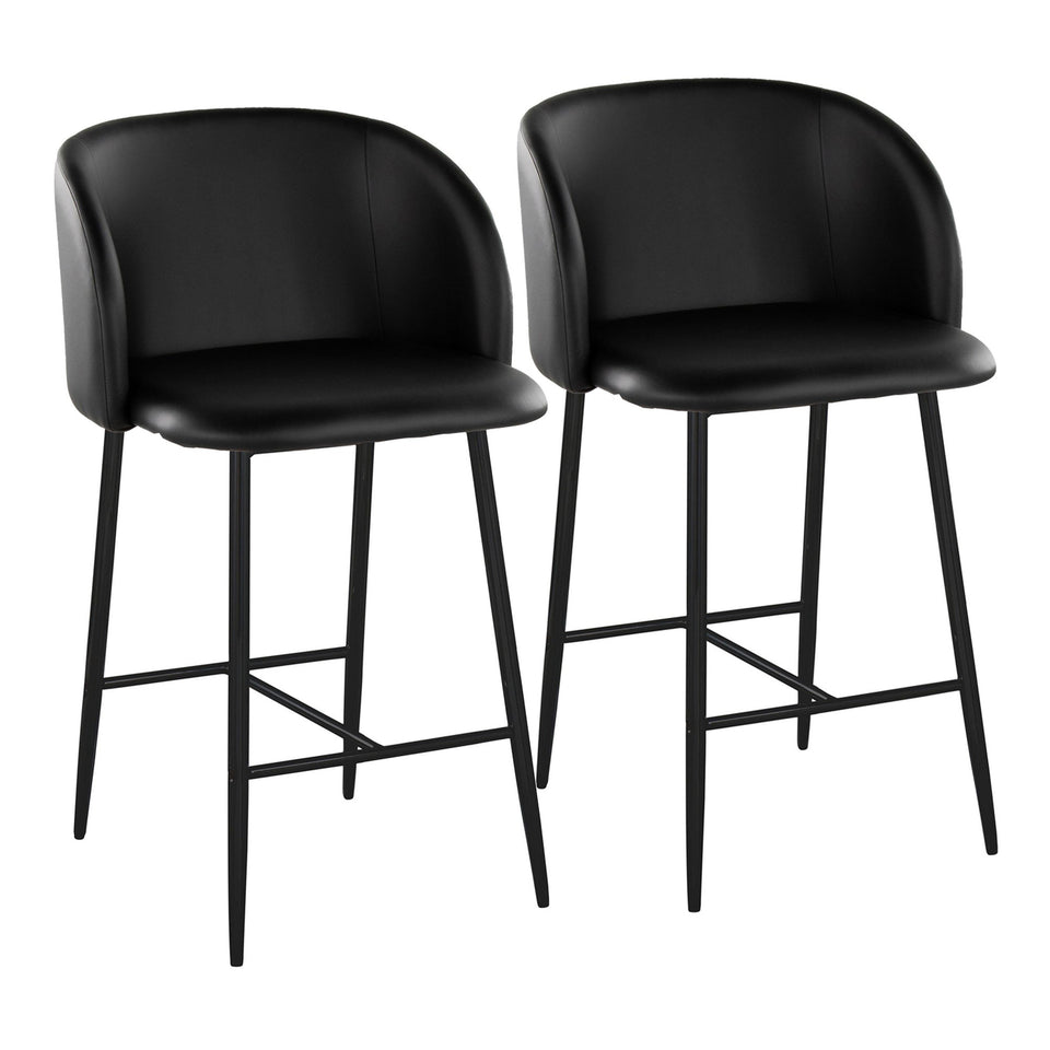 Fran 26" Fixed-Height Counter Stool - Set of 2