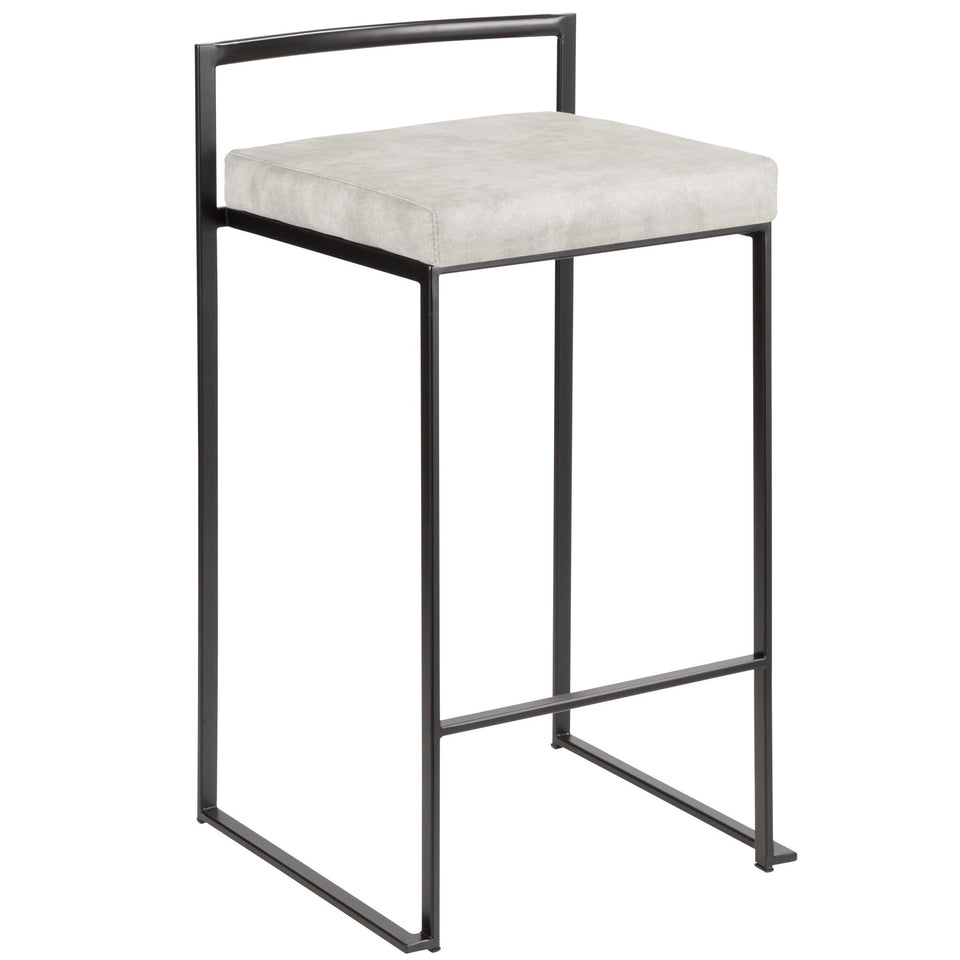 Fuji Stacker 26" Fixed-Height Counter Stool - Set of 3