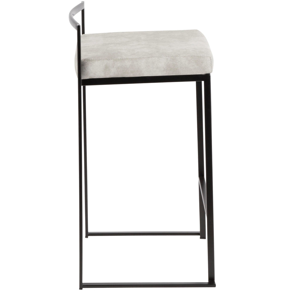 Fuji Stacker 26" Fixed-Height Counter Stool - Set of 3