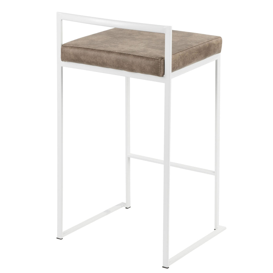 Fuji Stacker 26" Fixed-Height Counter Stool - Set of 3