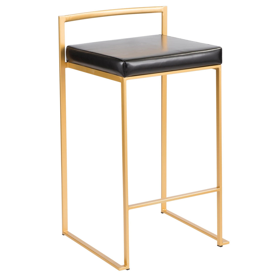 Fuji Stacker 26" Fixed-Height Counter Stool - Set of 3