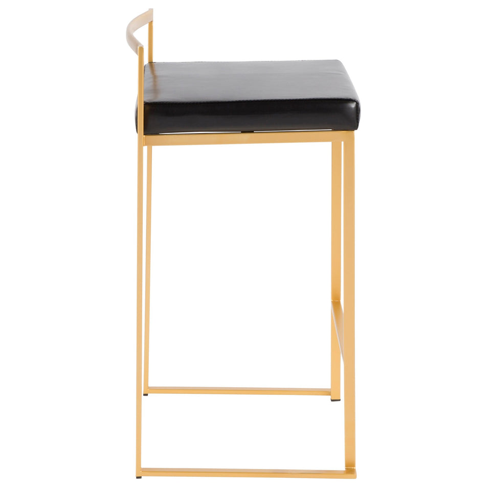 Fuji Stacker 26" Fixed-Height Counter Stool - Set of 3