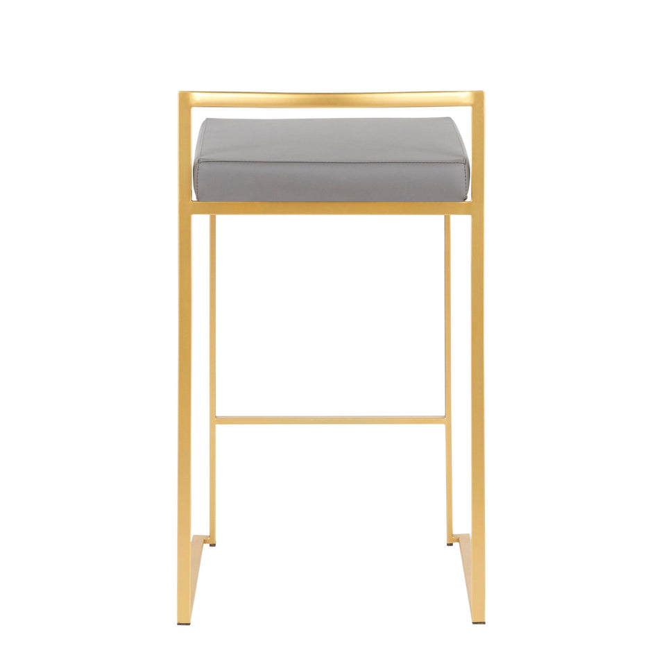 Fuji Stacker 26" Fixed-Height Counter Stool - Set of 3