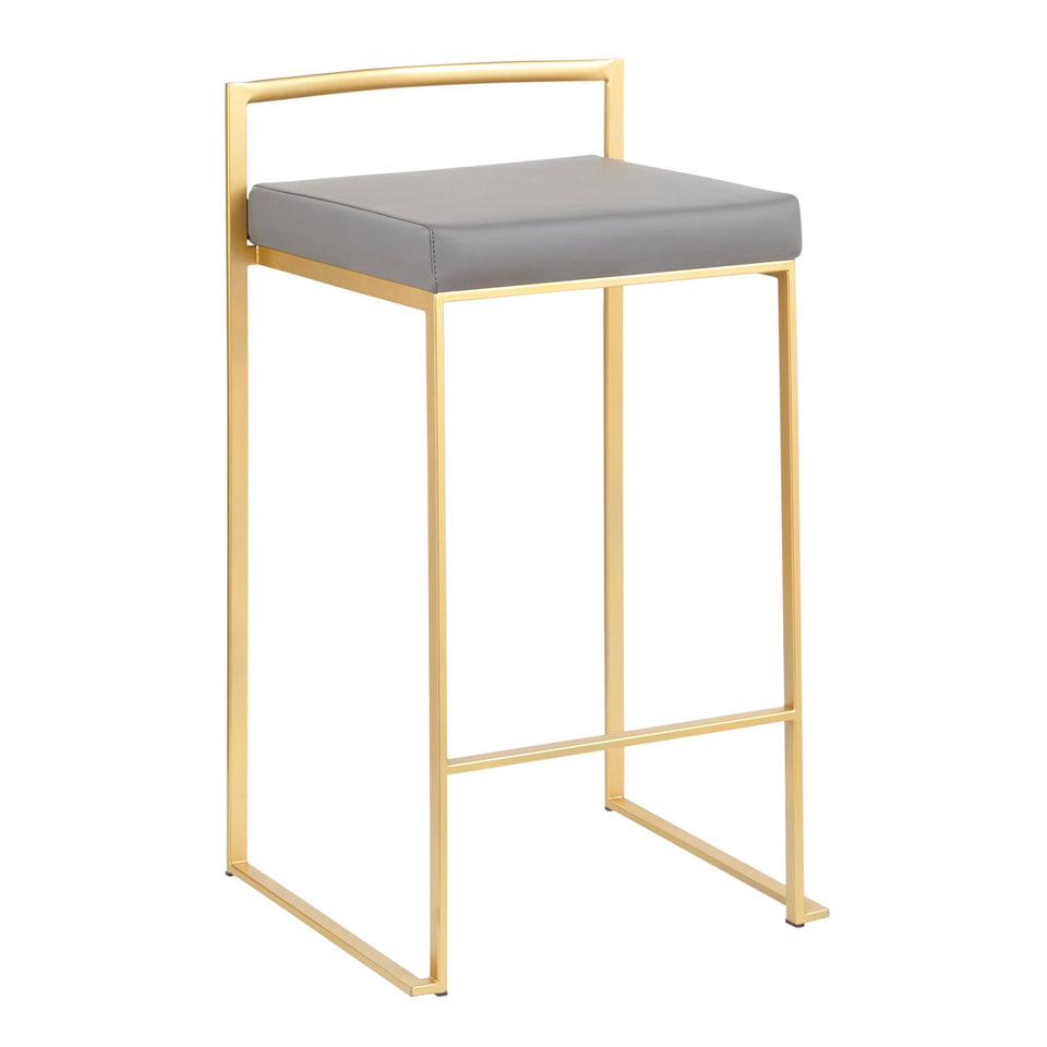 Fuji Stacker 26" Fixed-Height Counter Stool - Set of 3