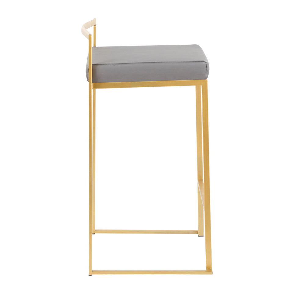 Fuji Stacker 26" Fixed-Height Counter Stool - Set of 3