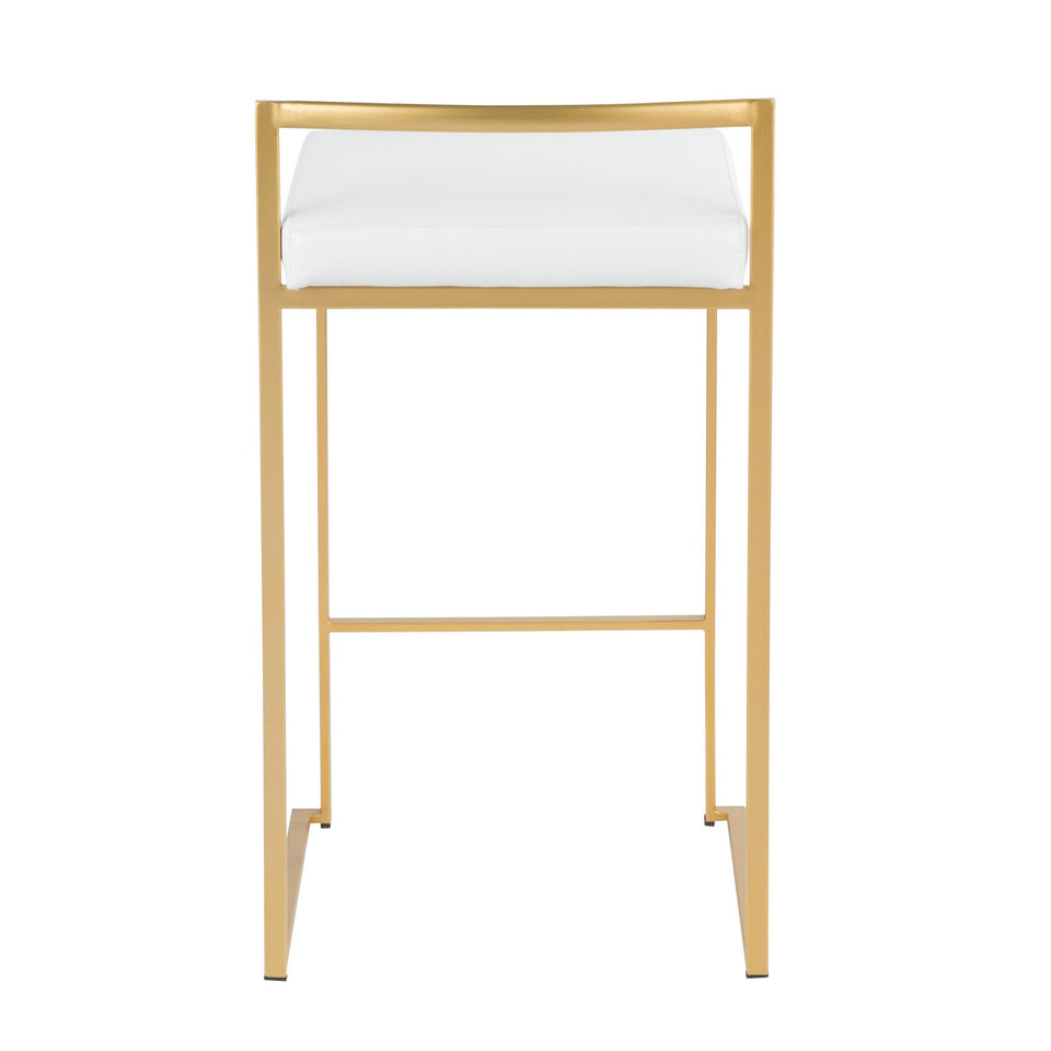 Fuji Stacker 26" Fixed-Height Counter Stool - Set of 3