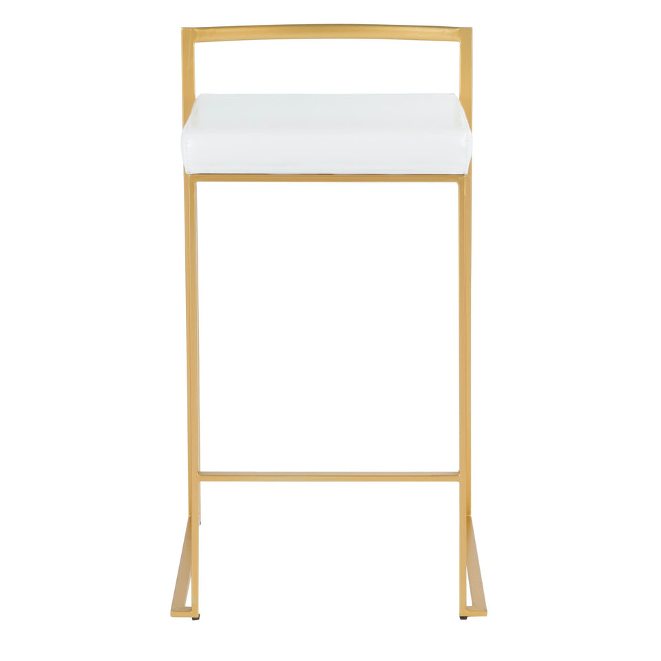 Fuji Stacker 26" Fixed-Height Counter Stool - Set of 3