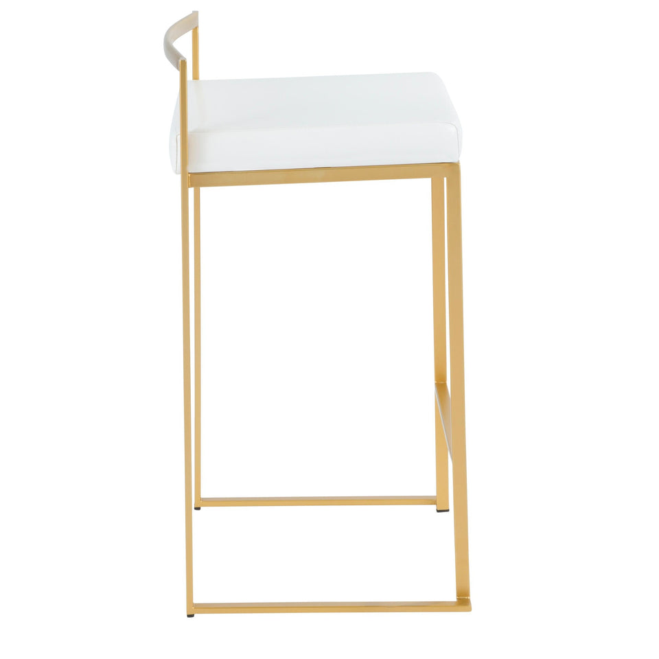 Fuji Stacker 26" Fixed-Height Counter Stool - Set of 3
