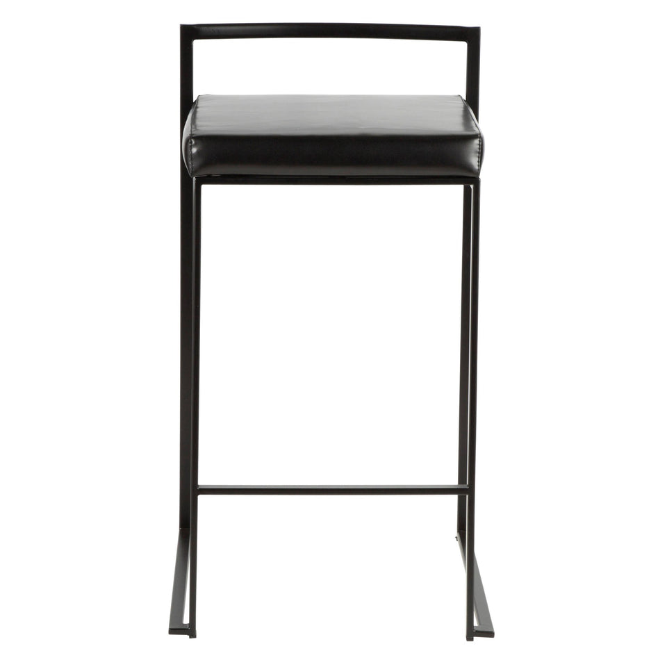 Fuji Stacker 26" Fixed-Height Counter Stool - Set of 3