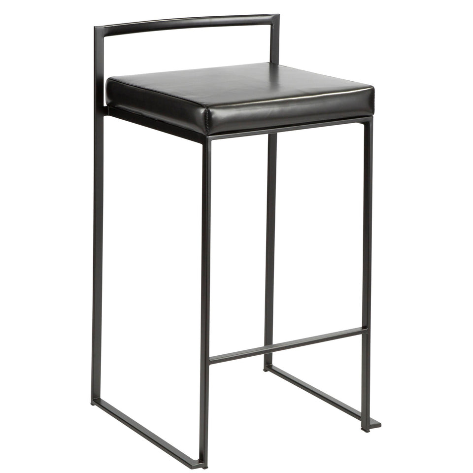 Fuji Stacker 26" Fixed-Height Counter Stool - Set of 3