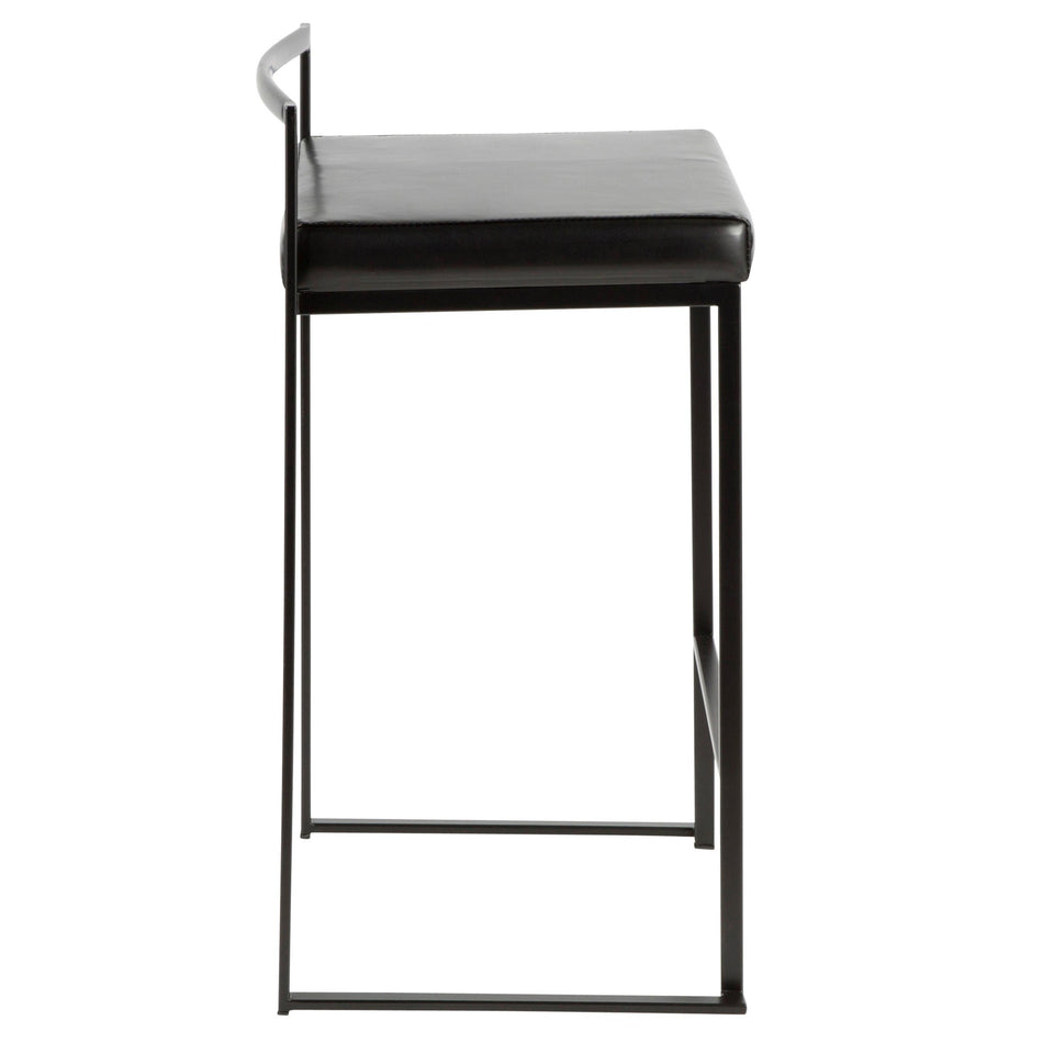 Fuji Stacker 26" Fixed-Height Counter Stool - Set of 3
