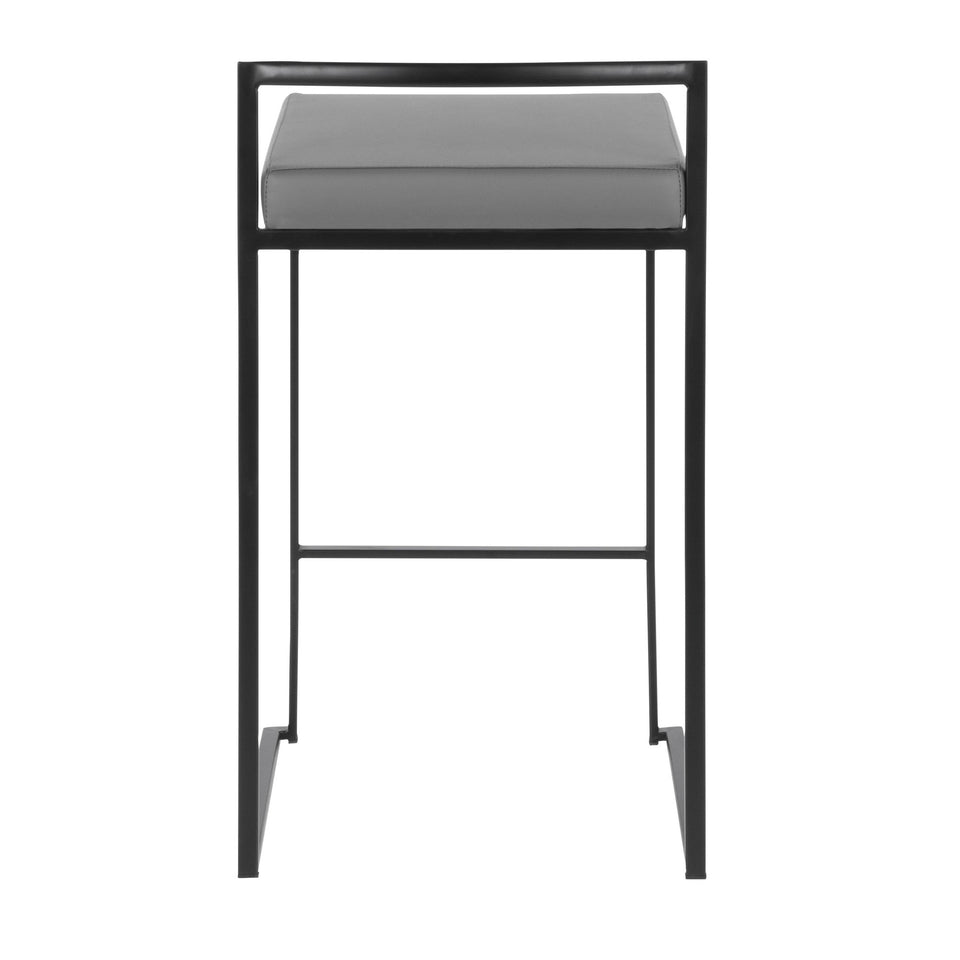 Fuji Stacker 26" Fixed-Height Counter Stool - Set of 3