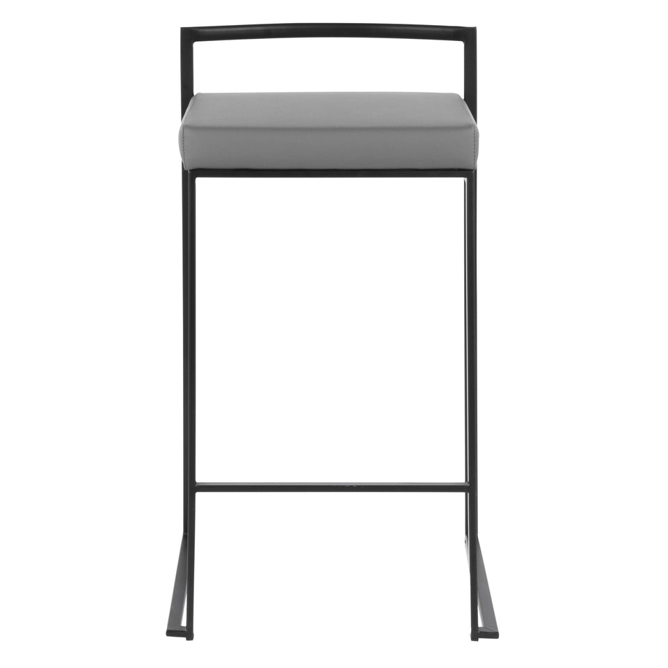 Fuji Stacker 26" Fixed-Height Counter Stool - Set of 3