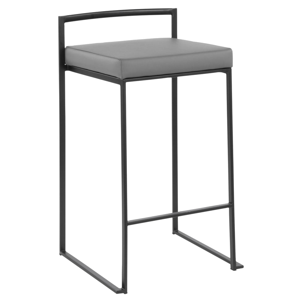 Fuji Stacker 26" Fixed-Height Counter Stool - Set of 3