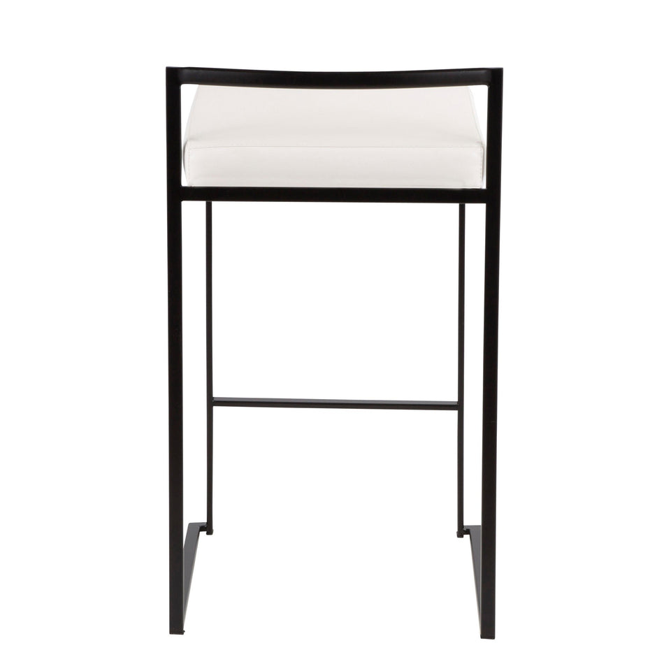 Fuji Stacker 26" Fixed-Height Counter Stool - Set of 3
