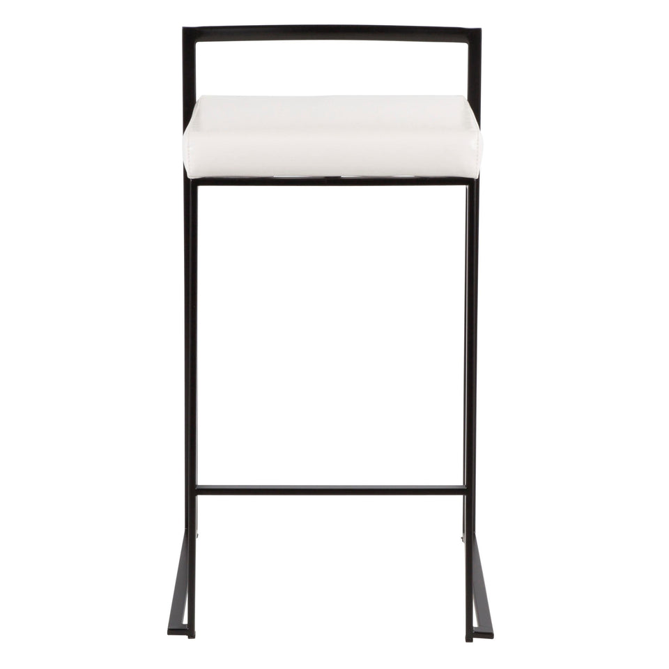 Fuji Stacker 26" Fixed-Height Counter Stool - Set of 3