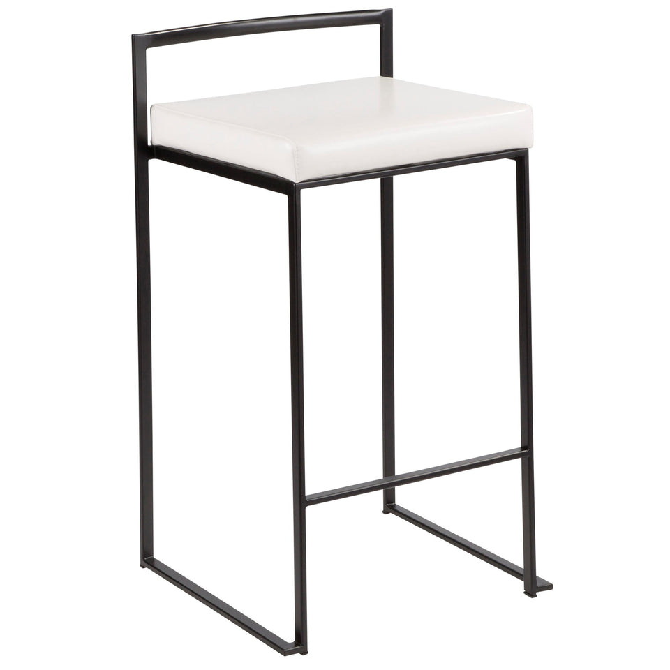 Fuji Stacker 26" Fixed-Height Counter Stool - Set of 3