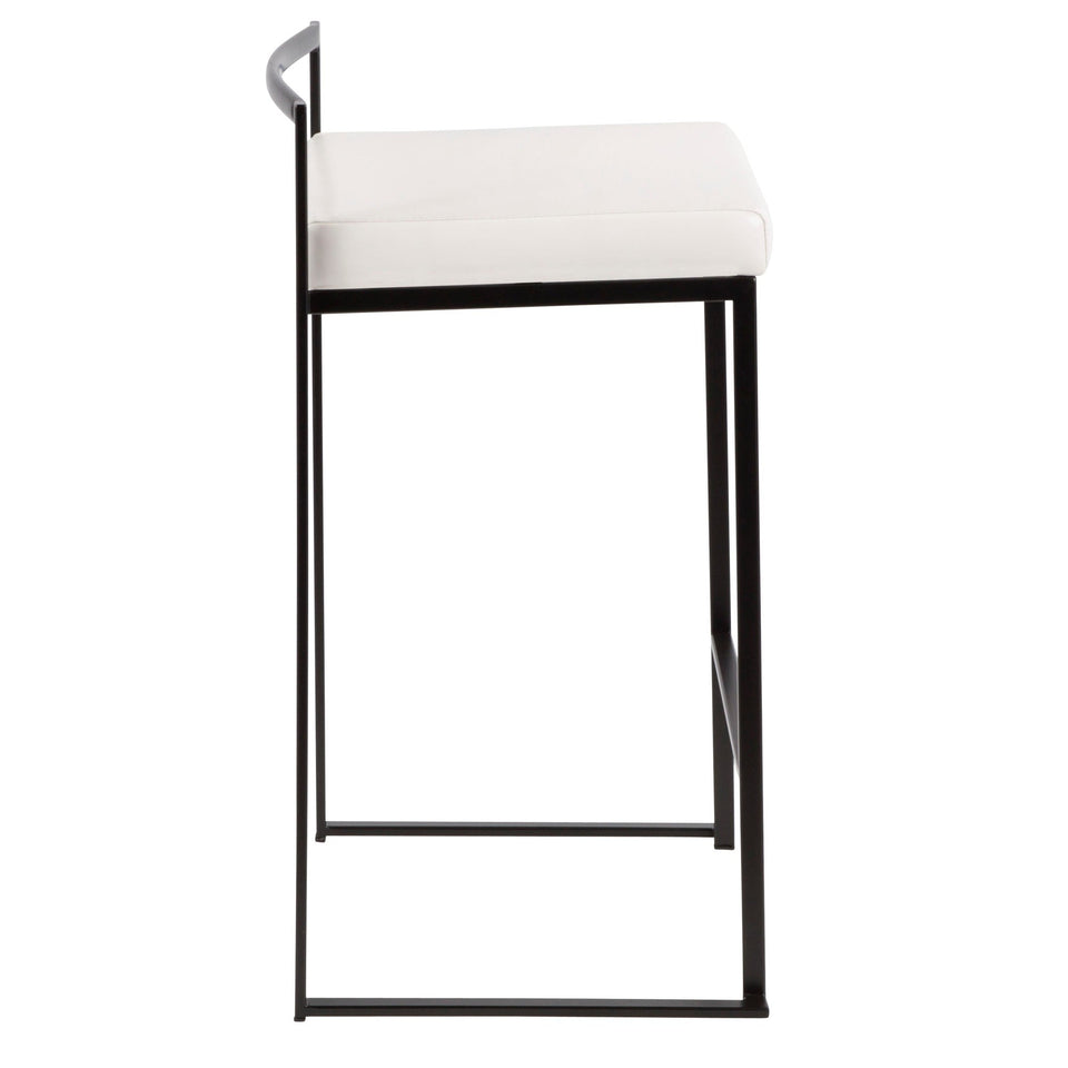 Fuji Stacker 26" Fixed-Height Counter Stool - Set of 3
