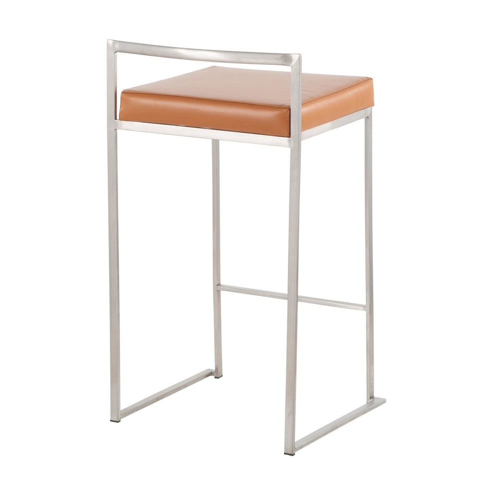 Fuji Stacker 26" Fixed-Height Counter Stool - Set of 3