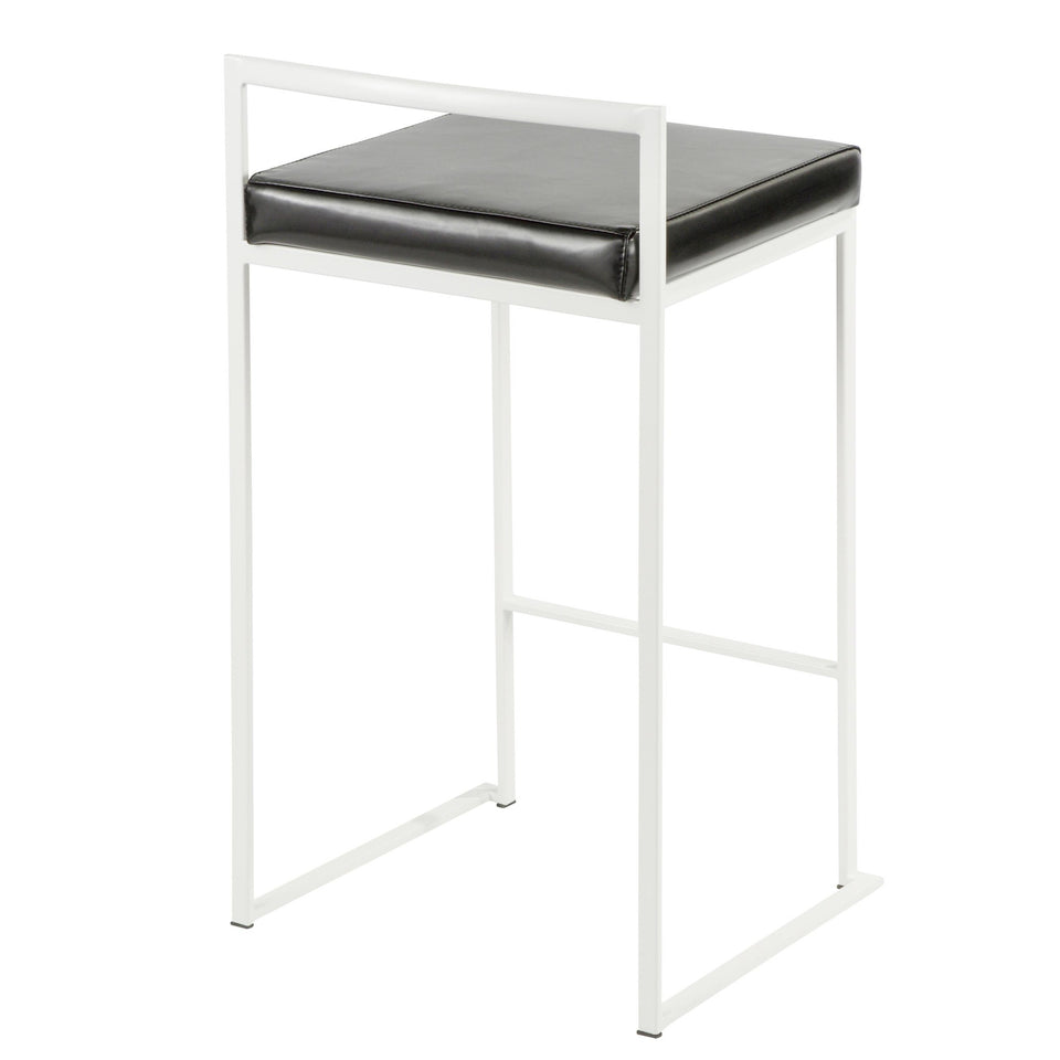 Fuji Stacker 26" Fixed-Height Counter Stool - Set of 3