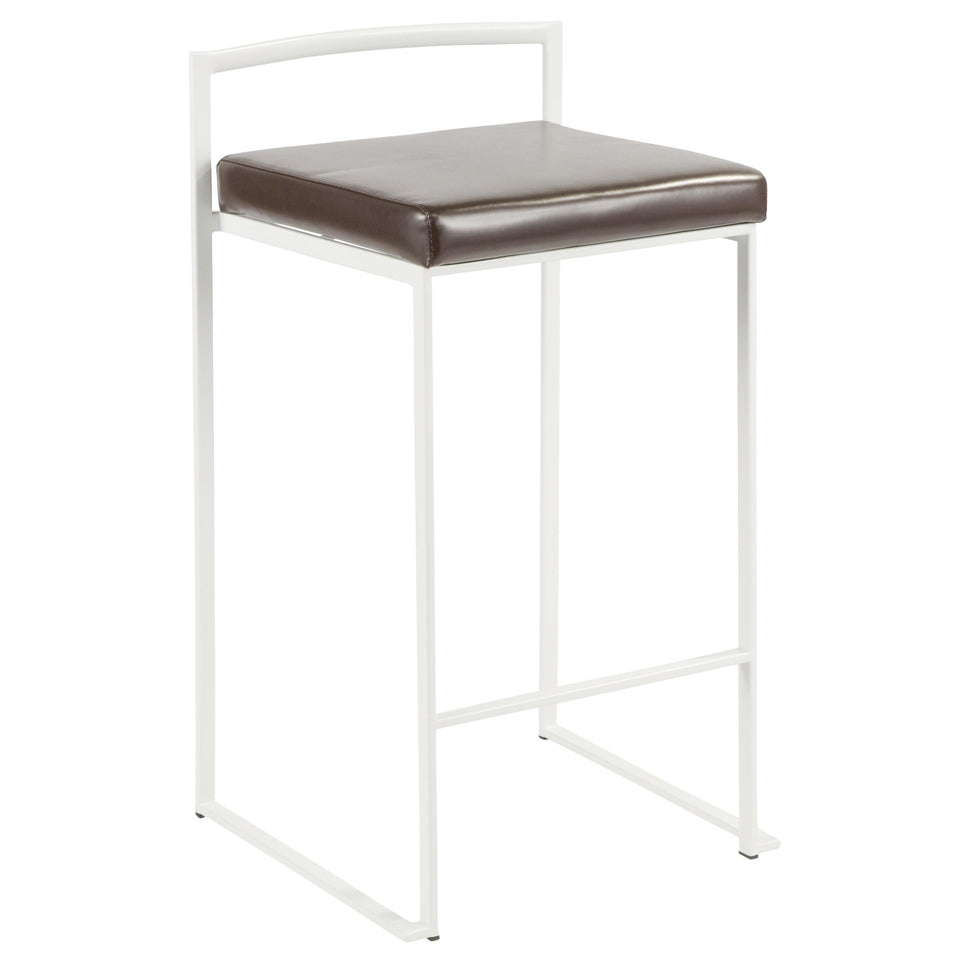 Fuji Stacker 26" Fixed-Height Counter Stool - Set of 3