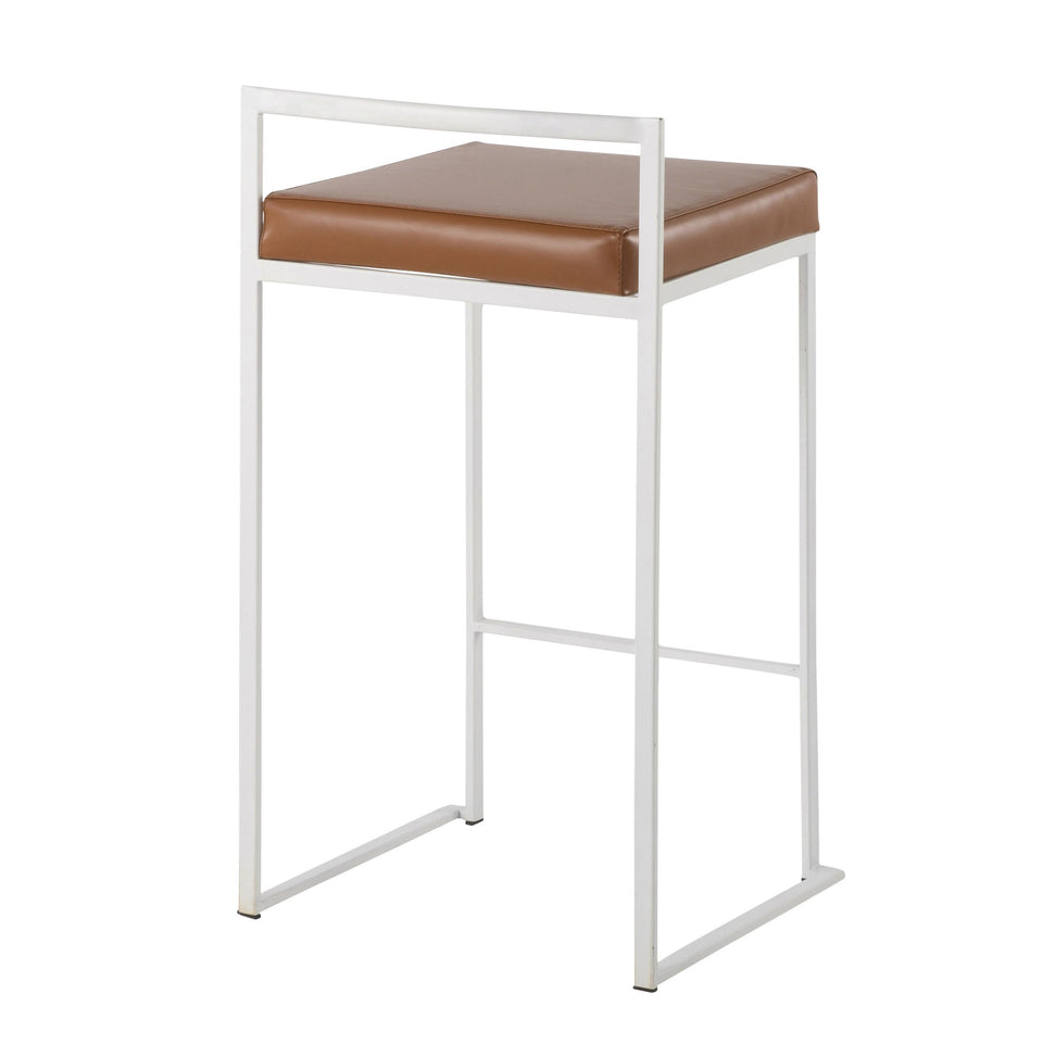Fuji Stacker 26" Fixed-Height Counter Stool - Set of 3