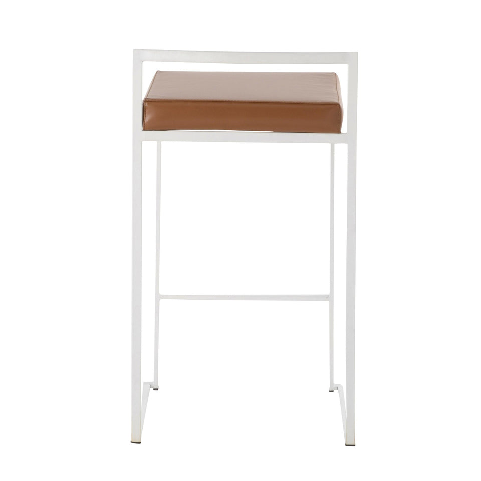 Fuji Stacker 26" Fixed-Height Counter Stool - Set of 3