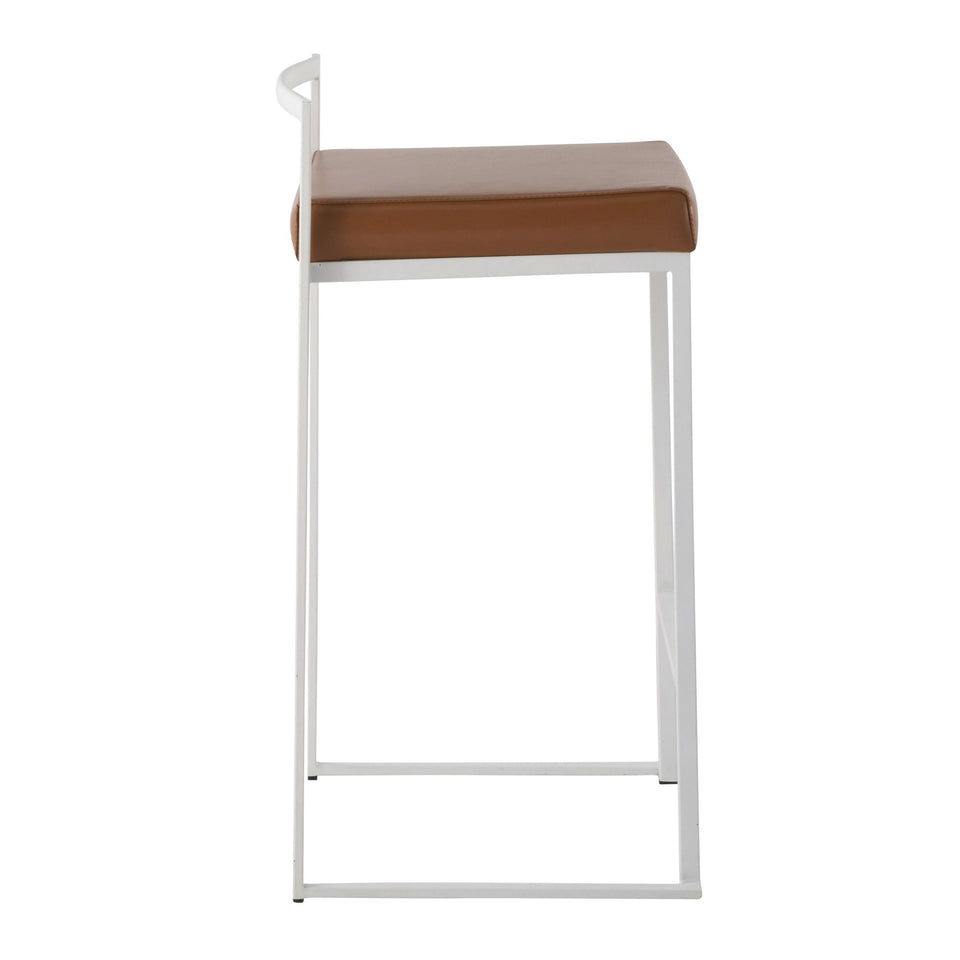 Fuji Stacker 26" Fixed-Height Counter Stool - Set of 3