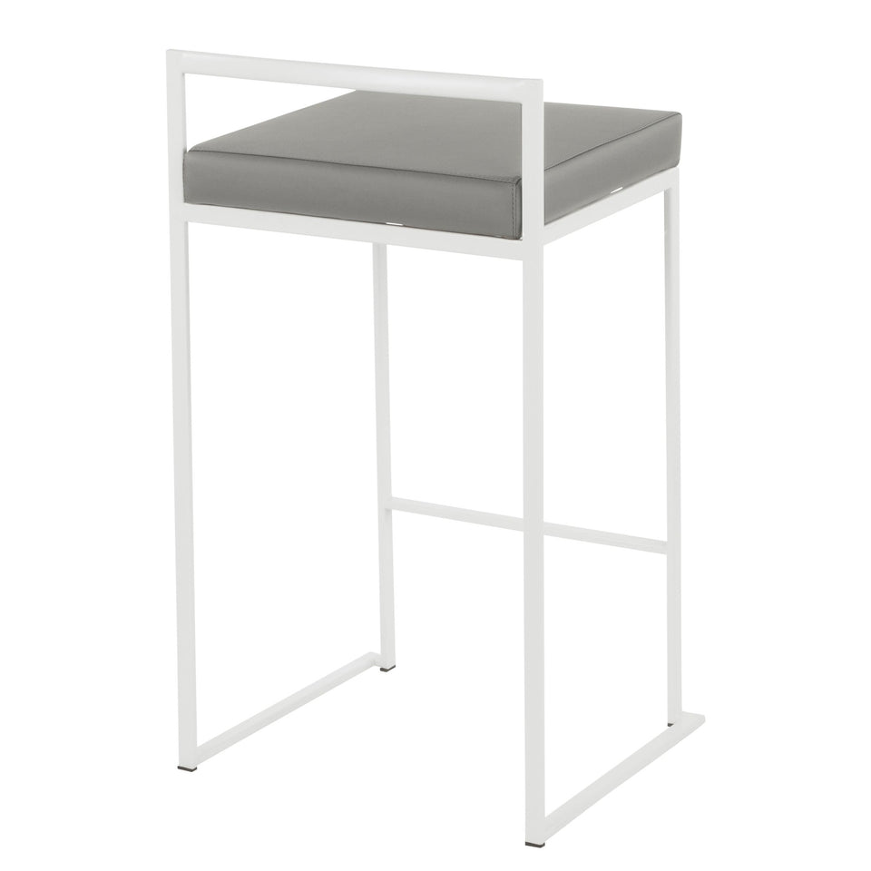 Fuji Stacker 26" Fixed-Height Counter Stool - Set of 3