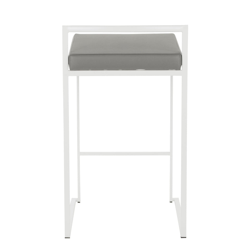 Fuji Stacker 26" Fixed-Height Counter Stool - Set of 3