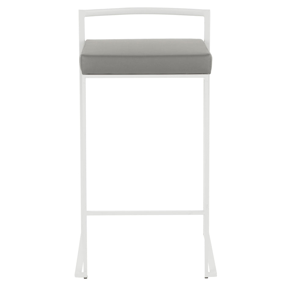 Fuji Stacker 26" Fixed-Height Counter Stool - Set of 3