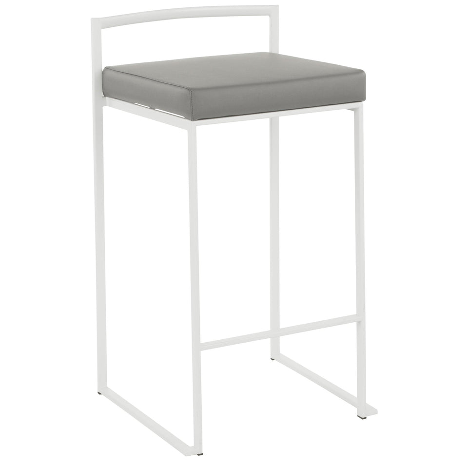 Fuji Stacker 26" Fixed-Height Counter Stool - Set of 3
